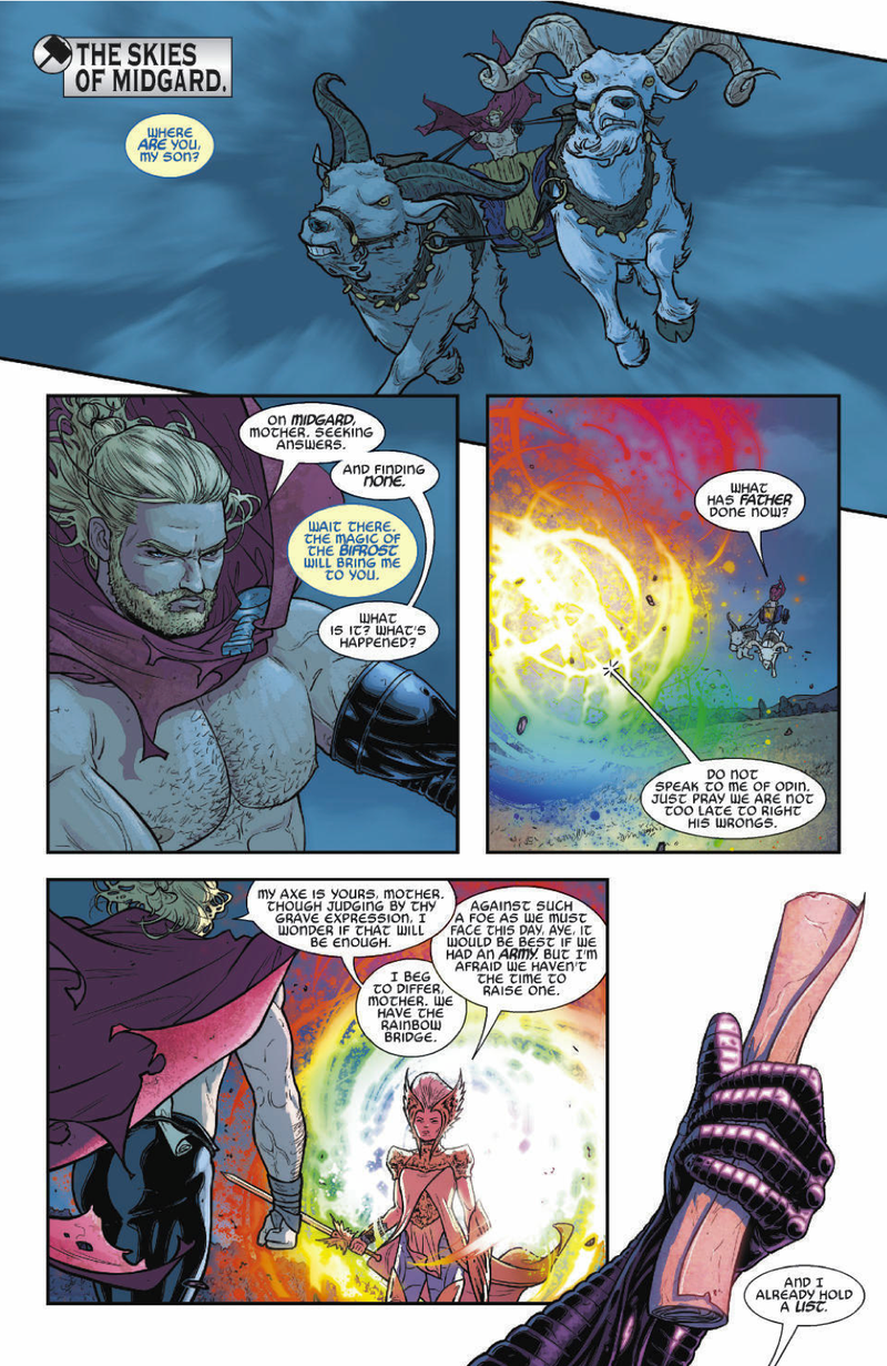 Illustration for article titled Exclusive Marvel preview: The Goddess of Thunder faces The Destroyer in Thor #7
